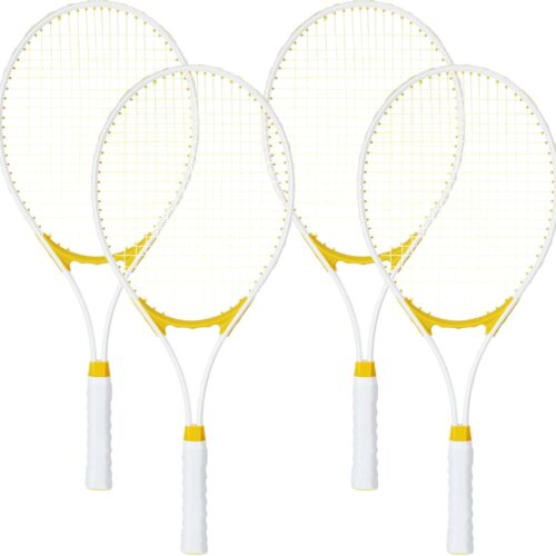 Set of Four Adult Tennis Rackets