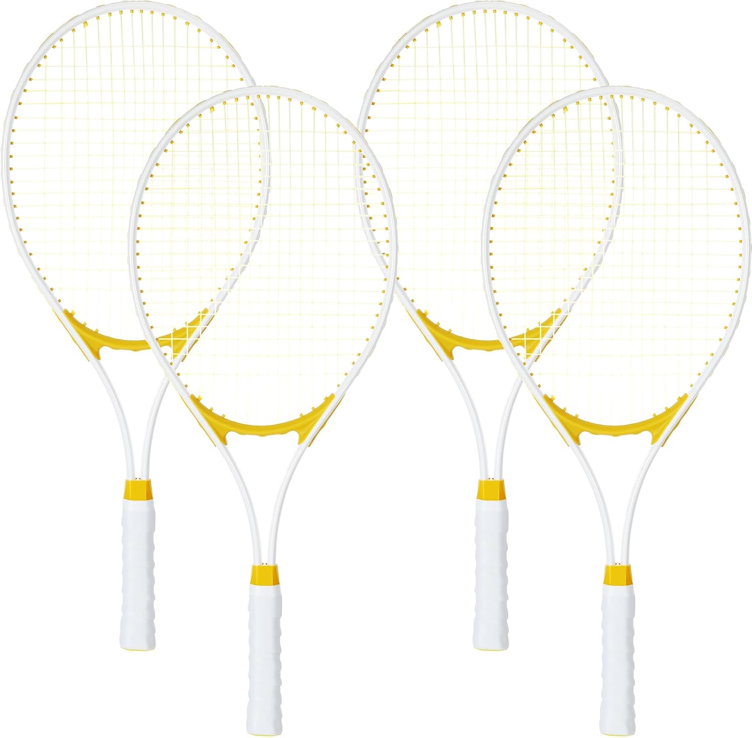 Set of Four Adult Tennis Rackets