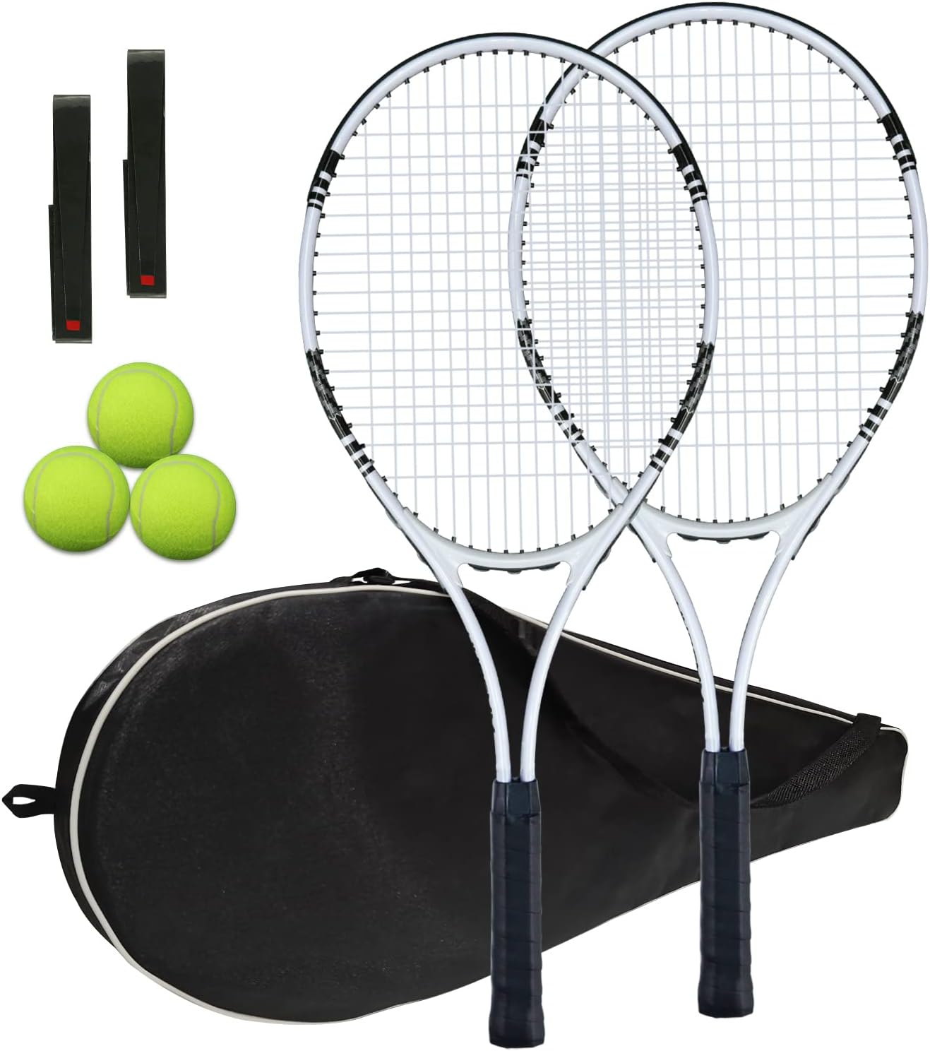 Adult Recreational Tennis Racket Set for Two