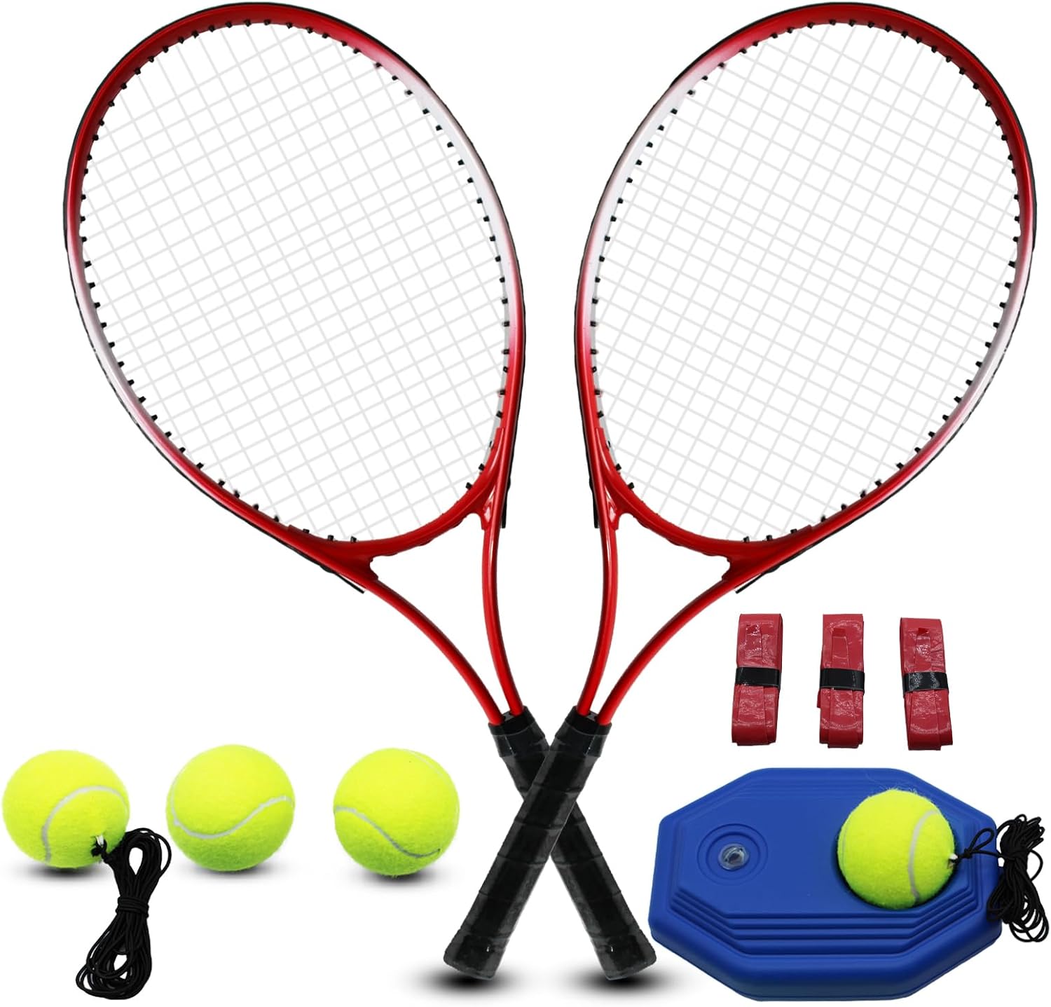 Adult Recreational Tennis Racket Set for Two