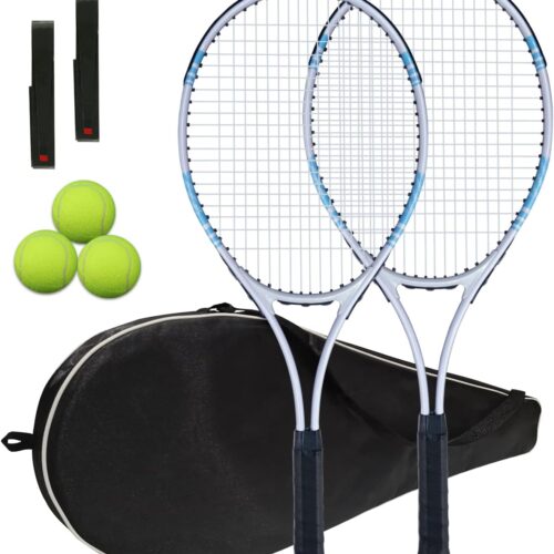 Adult Recreational Tennis Racket Set for Two