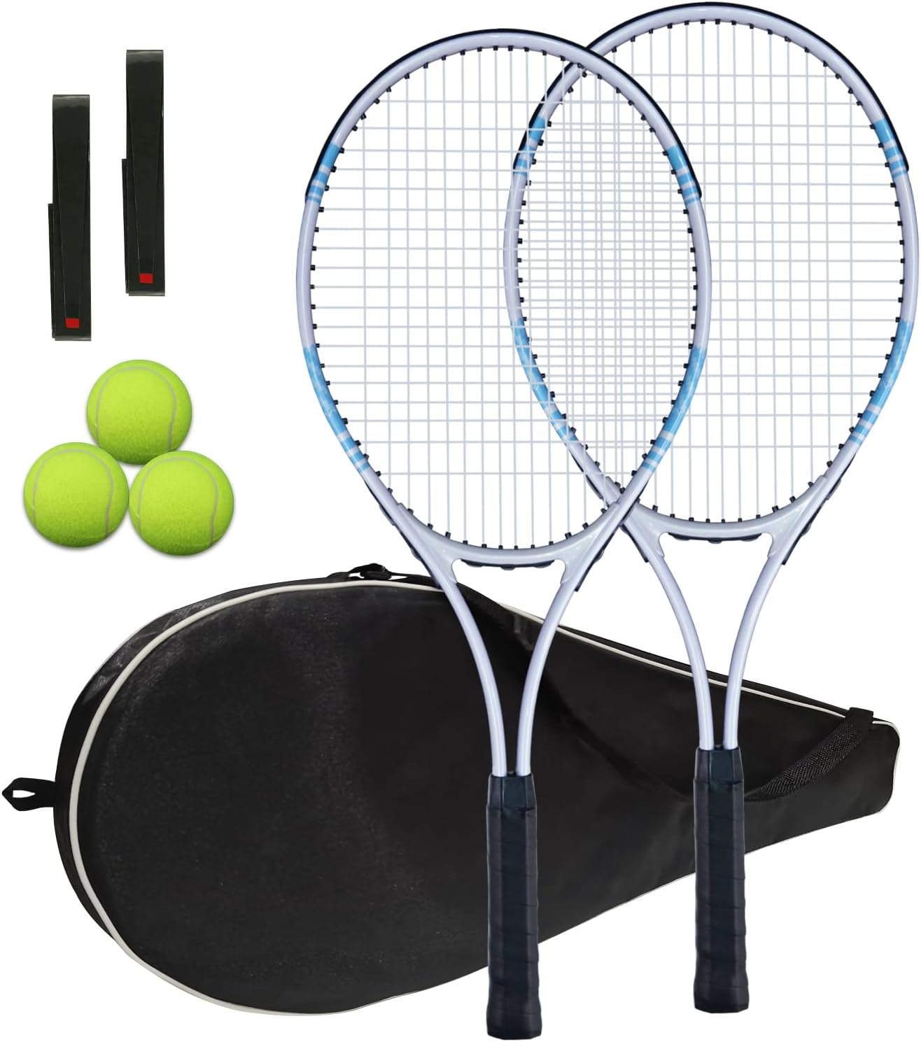 Adult Recreational Tennis Racket Set for Two