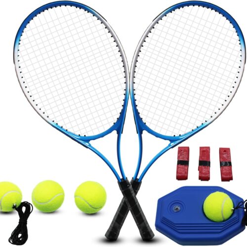 Adult Recreational Tennis Racket Set for Two