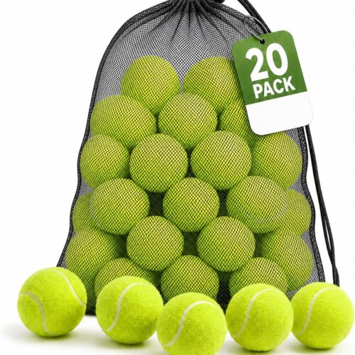 BulkPack Visible Tennis Balls For Youth Outdoor Play