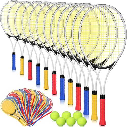 Set of Twelve Adult Tennis Rackets